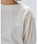 【マシンウォッシュ】レーススリーブTシャツ