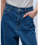 【マシンウォッシュ】ストレッチデニムワイドパンツ