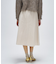 【手洗い可】メルトンジャージフレアスカート