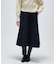 【手洗い可】メルトンジャージフレアスカート