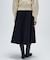 【手洗い可】メルトンジャージフレアスカート