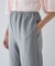 【セットアップ／接触冷感／マシンウォッシュ】リネンライクイージーパンツ