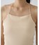 【カップ付き／マシンウォッシュ】デザインキャミソール
