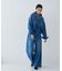 【手洗い可】ドロストイージーワイドデニムパンツ