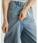 【8サイズ展開／トールサイズ】DeniMoove ライトデニム イージーパンツ　360°ストレッチ