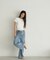 【8サイズ展開／トールサイズ】DeniMoove ライトデニム イージーパンツ　360°ストレッチ