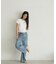 【8サイズ展開／トールサイズ】DeniMoove ライトデニム イージーパンツ　360°ストレッチ