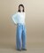 【8サイズ展開／トールサイズ】DeniMoove ライトデニム イージーパンツ　360°ストレッチ