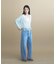 【8サイズ展開／トールサイズ】DeniMoove ライトデニム イージーパンツ　360°ストレッチ