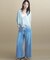 【8サイズ展開／トールサイズ】DeniMoove ライトデニム イージーパンツ　360°ストレッチ