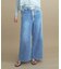 【8サイズ展開／トールサイズ】DeniMoove ライトデニム イージーパンツ　360°ストレッチ