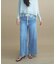 【8サイズ展開／トールサイズ】DeniMoove ライトデニム イージーパンツ　360°ストレッチ