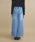 【8サイズ展開／トールサイズ】DeniMoove ライトデニム イージーパンツ　360°ストレッチ