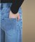 【8サイズ展開／トールサイズ】DeniMoove ライトデニム イージーパンツ　360°ストレッチ