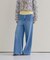 【8サイズ展開／トールサイズ】DeniMoove ライトデニム イージーパンツ　360°ストレッチ