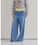 【8サイズ展開／トールサイズ】DeniMoove ライトデニム イージーパンツ　360°ストレッチ