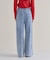 【8サイズ展開／トールサイズ】DeniMoove ライトデニム イージーパンツ　360°ストレッチ