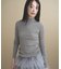 【WEB限定カラーあり】Relaxy Rich シルクカシミヤ混 モックネック ニット
