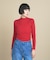 【WEB限定カラーあり】Relaxy Rich シルクカシミヤ混 モックネック ニット