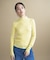 【WEB限定カラーあり】Relaxy Rich シルクカシミヤ混 モックネック ニット