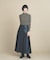 【WEB限定カラーあり】Relaxy Rich シルクカシミヤ混 モックネック ニット