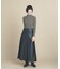 【WEB限定カラーあり】Relaxy Rich シルクカシミヤ混 モックネック ニット
