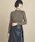 【WEB限定カラーあり】Relaxy Rich シルクカシミヤ混 モックネック ニット