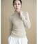 【WEB限定カラーあり】Relaxy Rich シルクカシミヤ混 モックネック ニット