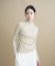 【WEB限定カラーあり】Relaxy Rich シルクカシミヤ混 モックネック ニット