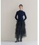 【WEB限定カラーあり】Relaxy Rich シルクカシミヤ混 モックネック ニット