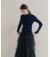 【WEB限定カラーあり】Relaxy Rich シルクカシミヤ混 モックネック ニット