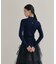 【WEB限定カラーあり】Relaxy Rich シルクカシミヤ混 モックネック ニット
