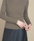 【WEB限定カラーあり】Relaxy Rich シルクカシミヤ混 モックネック ニット
