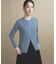 【WEB限定カラーあり】Relaxy Rich シルクカシミヤ混 リブニットカーディガン　9色展開