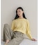 【WEB限定カラーあり】Relaxy Rich シルクカシミヤ混 クルーニット