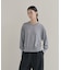 【WEB限定カラーあり】Relaxy Rich シルクカシミヤ混 クルーニット
