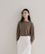 【WEB限定カラーあり】Relaxy Rich シルクカシミヤ混 クルーニット