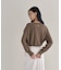【WEB限定カラーあり】Relaxy Rich シルクカシミヤ混 クルーニット