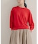 【WEB限定カラーあり】Relaxy Rich シルクカシミヤ混 クルーニット