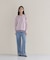 【WEB限定カラーあり】Relaxy Rich シルクカシミヤ混 クルーニット
