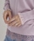 【WEB限定カラーあり】Relaxy Rich シルクカシミヤ混 クルーニット