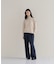 【WEB限定カラーあり】Relaxy Rich シルクカシミヤ混 クルーニット