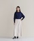 【WEB限定カラーあり】Relaxy Rich シルクカシミヤ混 クルーニット