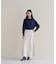 【WEB限定カラーあり】Relaxy Rich シルクカシミヤ混 クルーニット