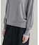 【WEB限定カラーあり】Relaxy Rich シルクカシミヤ混 クルーニット