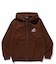 BACKSIDE SLANTED OG ZIP HOODED SWEATSHIRT