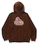 BACKSIDE SLANTED OG ZIP HOODED SWEATSHIRT