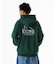 BACKSIDE SLANTED OG ZIP HOODED SWEATSHIRT