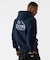 BACKSIDE SLANTED OG ZIP HOODED SWEATSHIRT