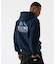BACKSIDE SLANTED OG ZIP HOODED SWEATSHIRT
